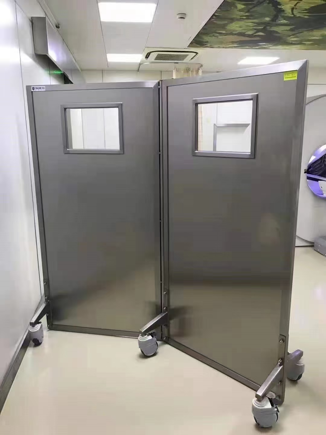 张家口双联铅屏风带观察窗